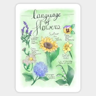 Language of Flowers 2022 Sticker